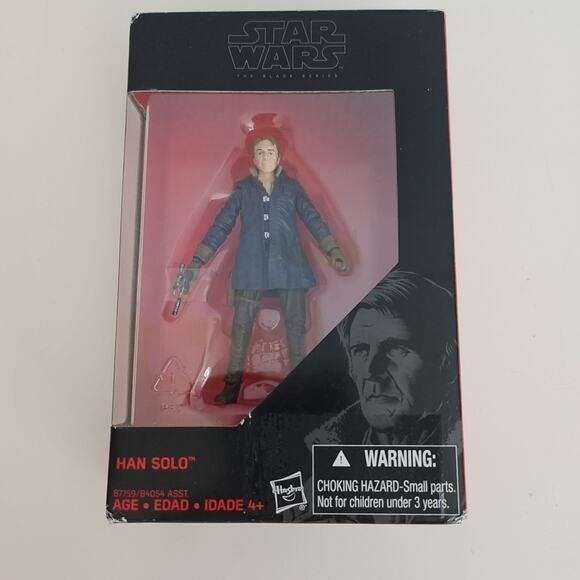 Star Wars the Black Series Force Awakens Han Solo Exclusive 3.75" Action Figure - Picture 1 of 4